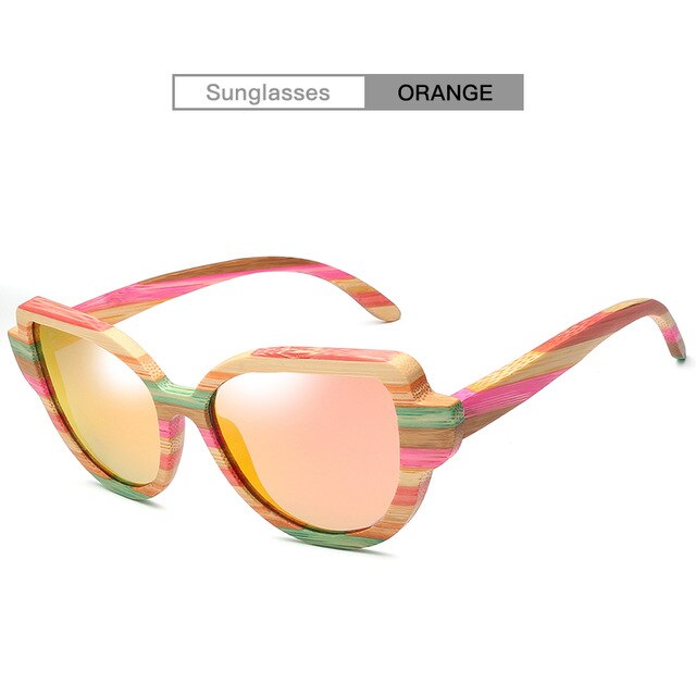 2019 New Design Men and Women Wooden Bamboo Sunglasses Polarized Lenses UV400 CA9069