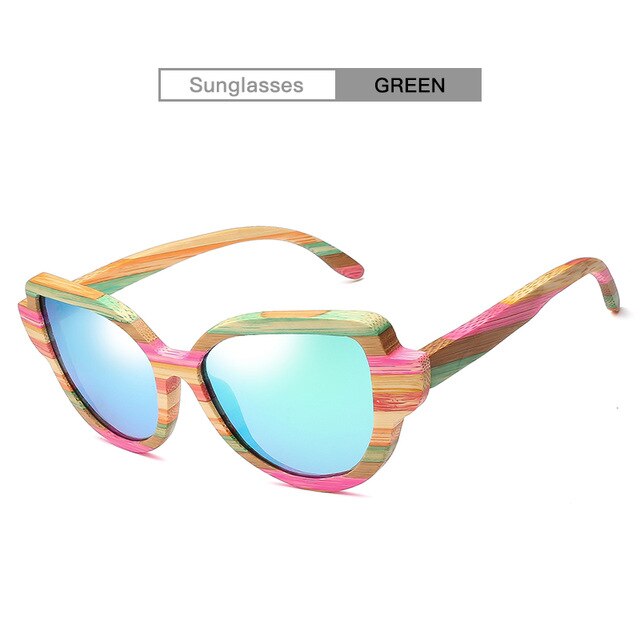 2019 New Design Men and Women Wooden Bamboo Sunglasses Polarized Lenses UV400 CA9069