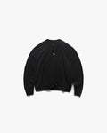 247 DNA Oversized Long Sleeve T-Shirt - Jet Black
