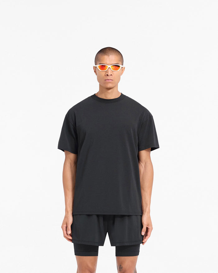 247 DNA Oversized T-Shirt - Jet Black