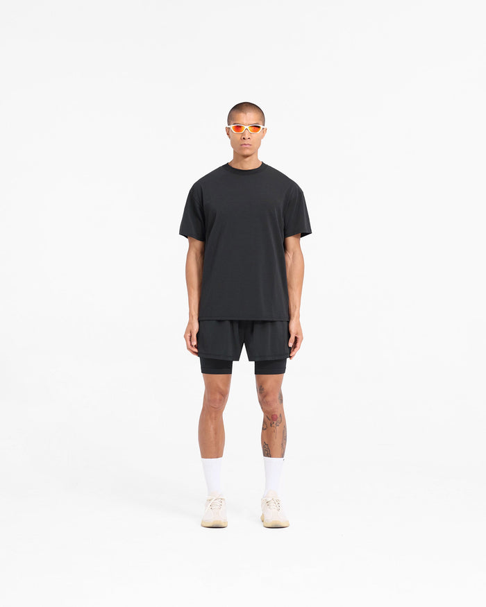 247 DNA Oversized T-Shirt - Jet Black