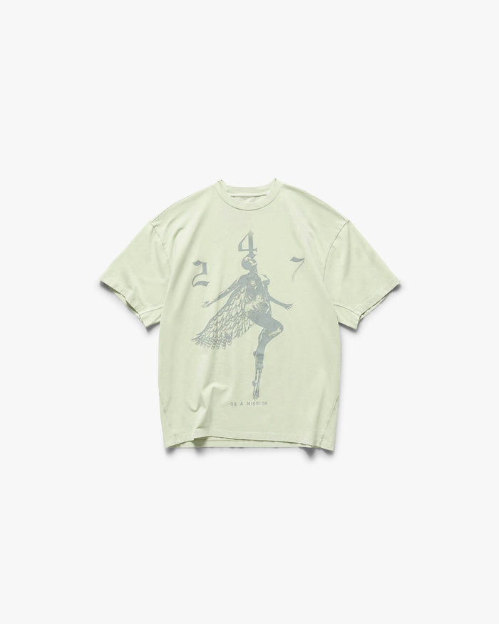 247 Fallen Angel Graphic T-Shirt - Fern