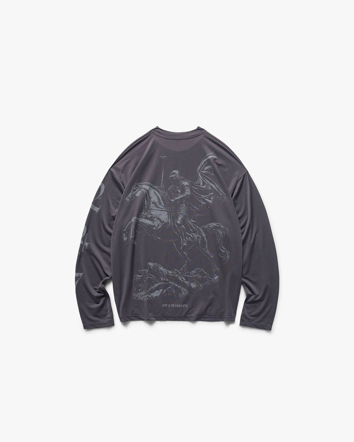 247 Noble Long Sleeve T-Shirt - Graphene