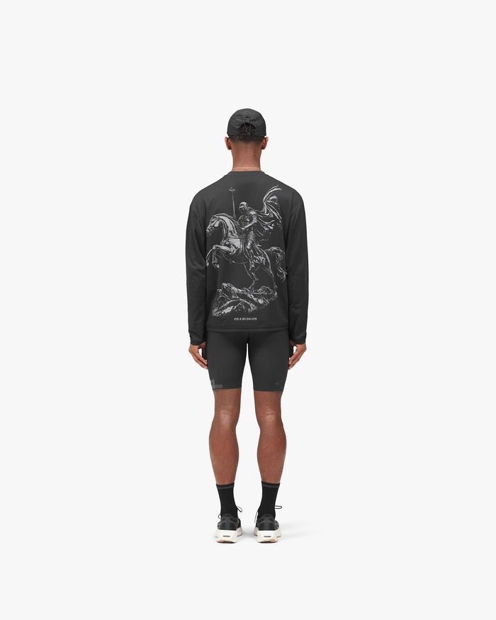 247 Noble Long Sleeve T-Shirt - Jet Black