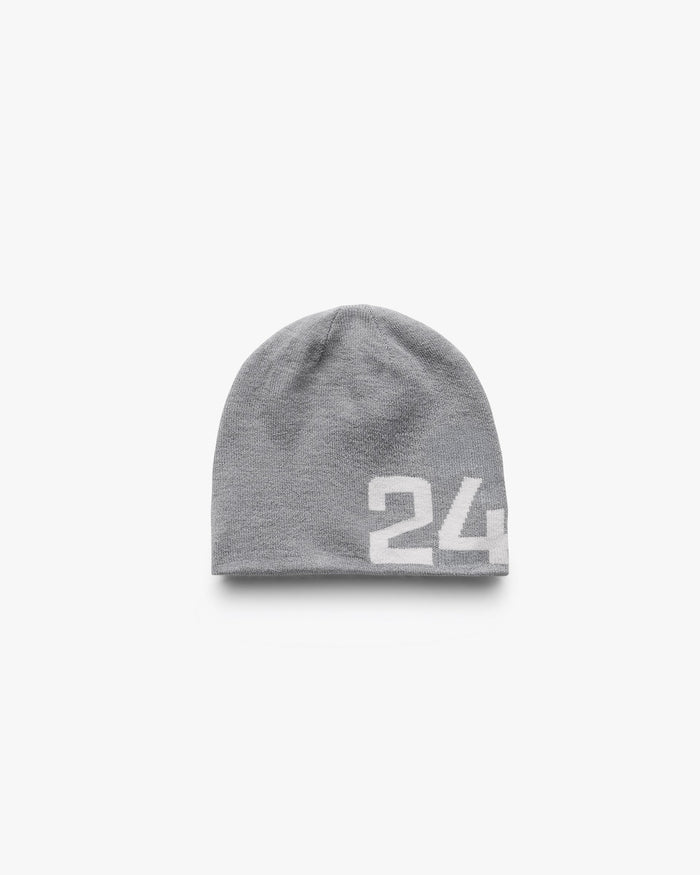 247 Numbers Beanie - Grey Marl
