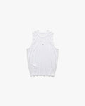 247 Numbers Vest - Flat White