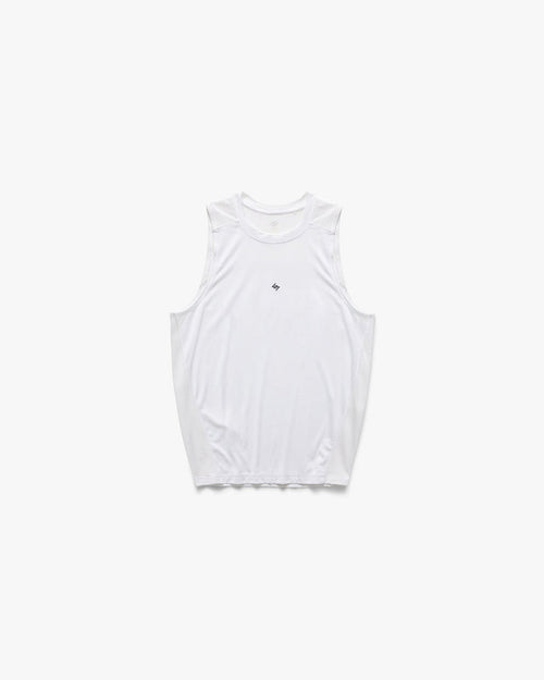 247 Numbers Vest - Flat White