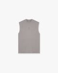 Front product image of a mens grey oversized tank on a plain white background | 247 Oversized Tank in Cinder | Oversized tank top | 247 T-Shirts | Represent Clo