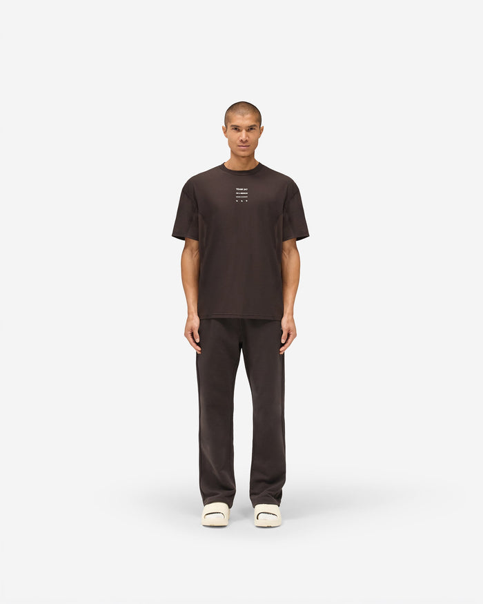 247 Straight Leg Jogger - Chocolate