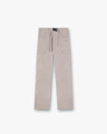 Front product image of a mens grey cargo pants on a plain white background | 247 Technical Cargo Pant in Moonrock | Technical cargo pants with multiple pockets | 247 Pants | Represent Clo
