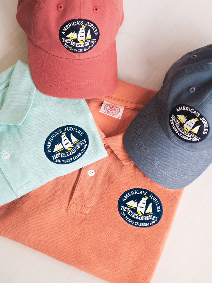 America's Jubilee Light Blue Pique Polo