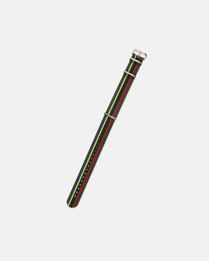 Argyll & Sutherland Stripe Nylon Watch Strap
