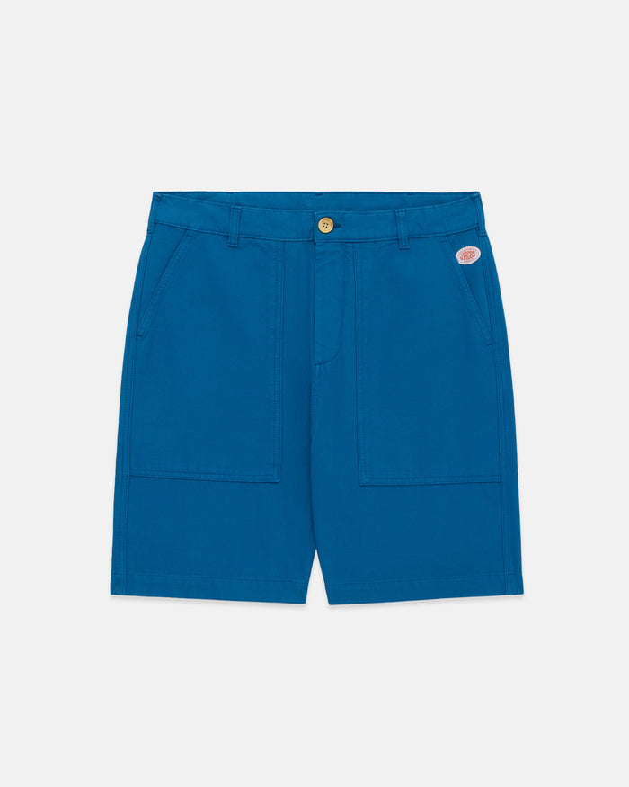 Armor-Lux Blue Fatigue Shorts