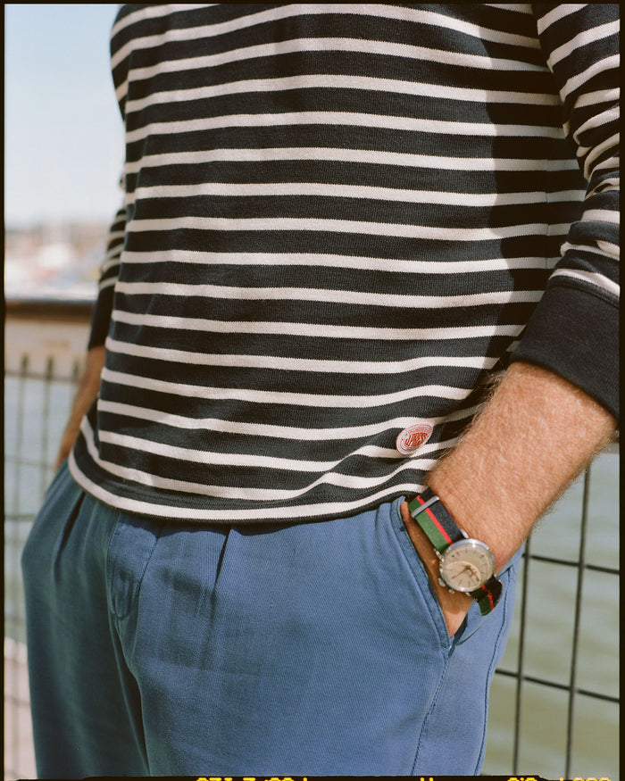 Armor-Lux Navy & White Breton Stripe Mariniere