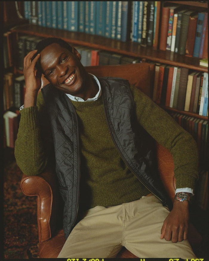 Barbour Black Polarquilt Zip-In Waistcoat Liner