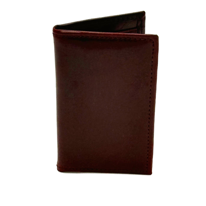 Bigelow 3- Slot Shell Cordvan Bi-Fold Credit Card Case