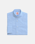 Blue End-on-End Cutaway Collar Custom Shirt