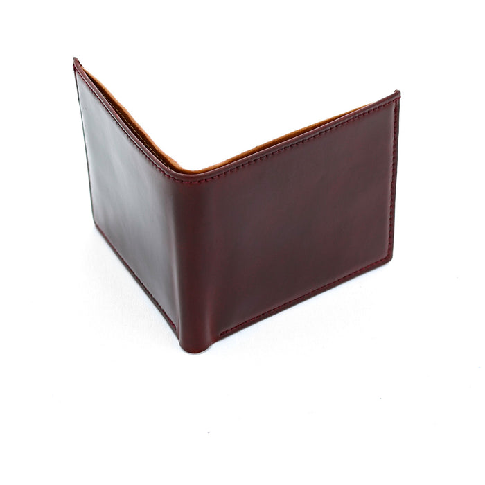 Bradbury 3-Slot Burgundy Shell Cordovan Bi-Fold Wallet