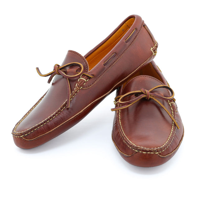 Bradbury Slipper Leather-sole , - British Tan