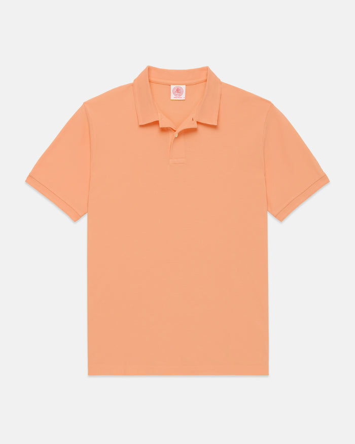 Breton Red Cotton Pique Polo