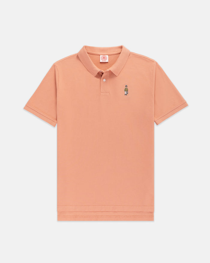 Breton Red Ivy Guy Cotton Pique Polo