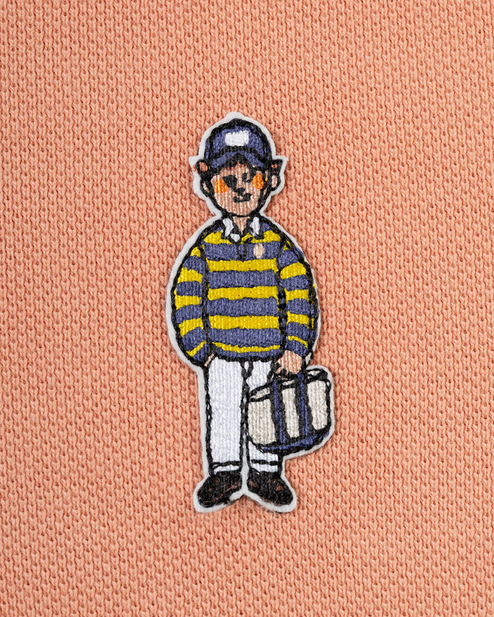 Breton Red Ivy Guy Cotton Pique Polo