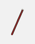Brown & Red Stripe Nylon Watch Strap
