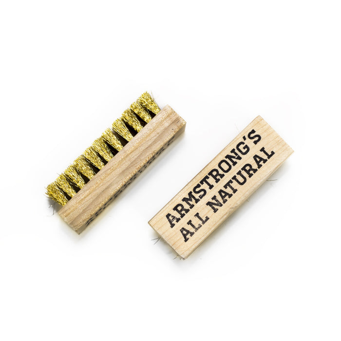 Brush - Armstrong's Brass Suede brush