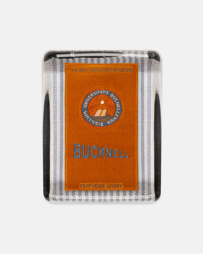 Bucknell College Silk Paperweight