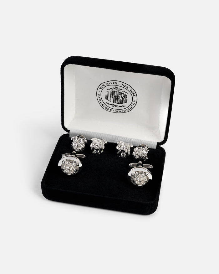 Bulldog Cufflink and Stud Set