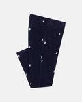 Bulldog Embroidered Corduroy Pant