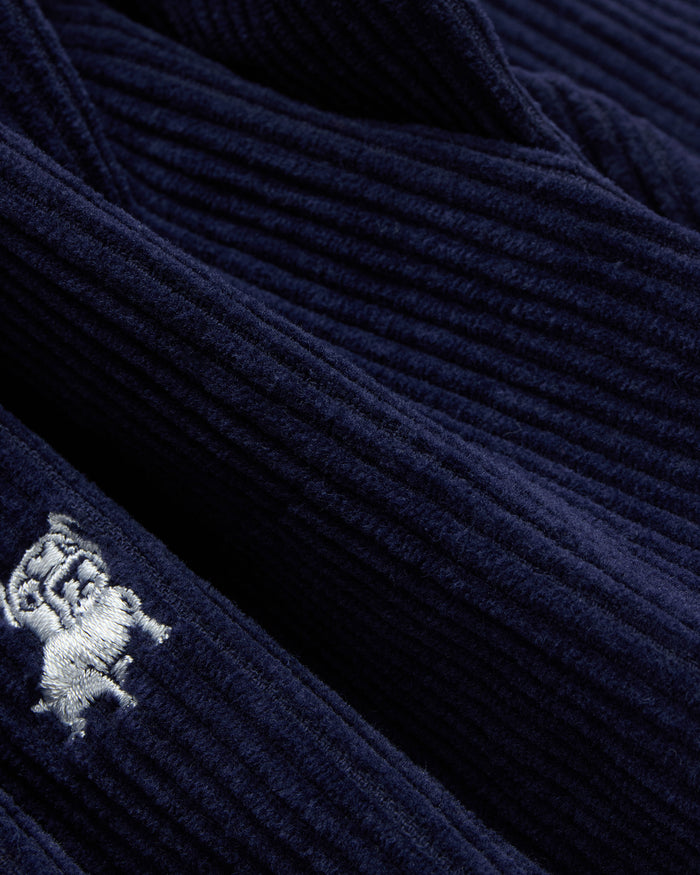Bulldog Embroidered Corduroy Pant