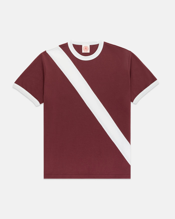 Burgundy Sash Rowing T-Shirt