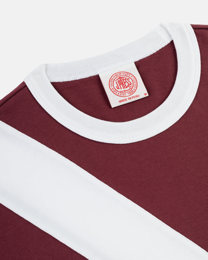 Burgundy Sash Rowing T-Shirt
