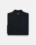 Charcoal Lambswool Cardigan Sweater