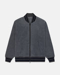 Charcoal Polar Fleece Track Jacket - Trim Fit