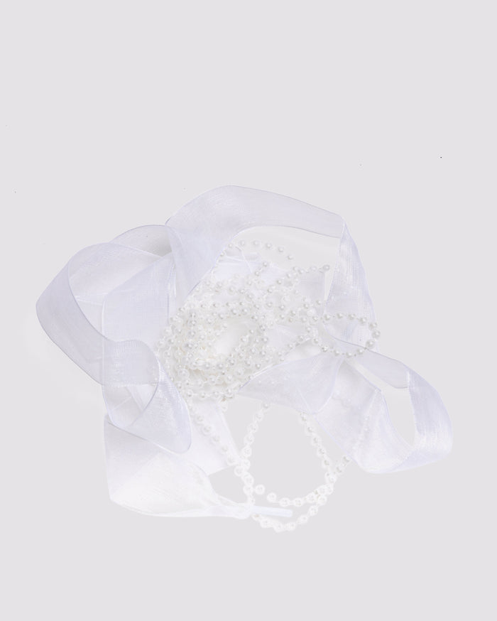 Charm Shoelaces White