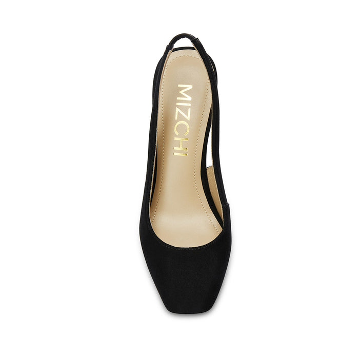 Chibon Black - Suede Wedges