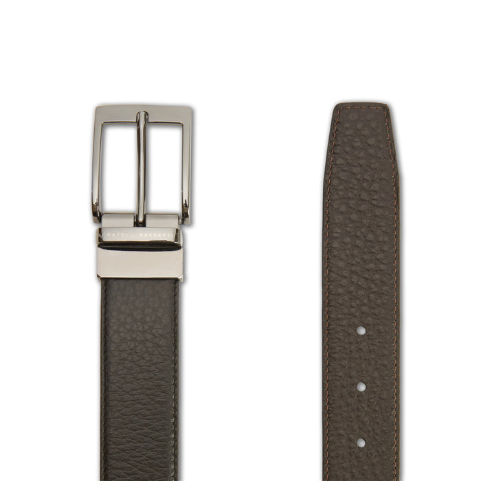 Cintura da uomo reversibile in pelle