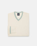 Cotton-Cashmere Cricket Sweater