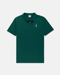 Dark Green Ivy Guy Cotton Pique Polo