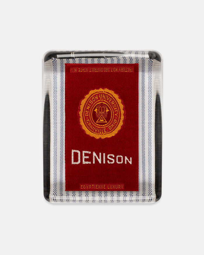 Denison College Silk Paperweight