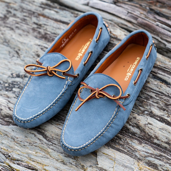 Dirigo Driving Moc - Harbor Blue Montorso