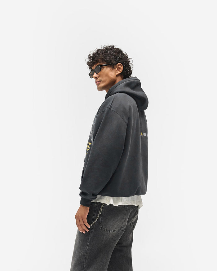 Enemy Hoodie - Washed Black