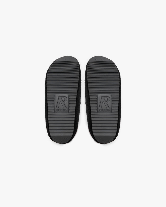 Fluffy Mule - Black