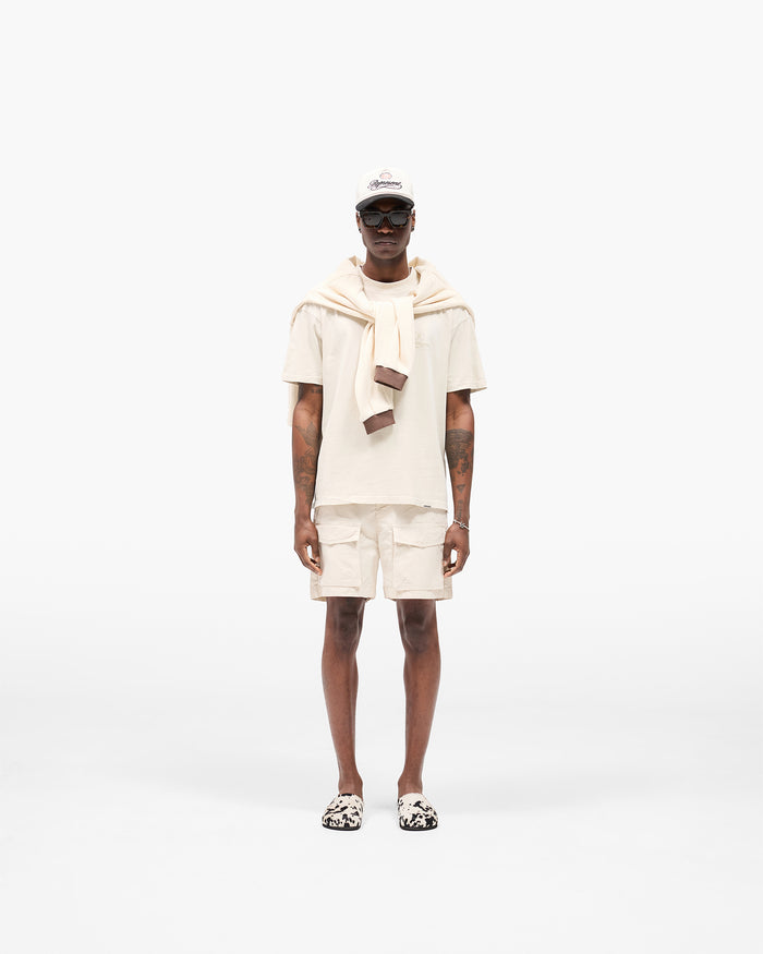 Front Pocket Cargo Short - Champagne