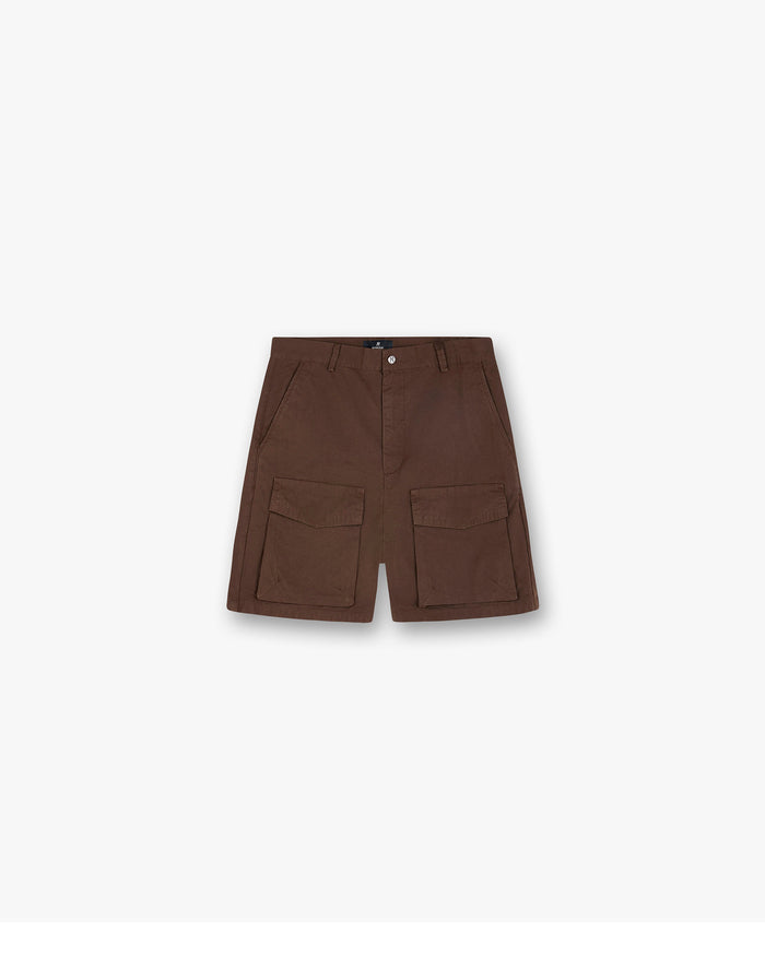 Front Pocket Cargo Short - Tobacco