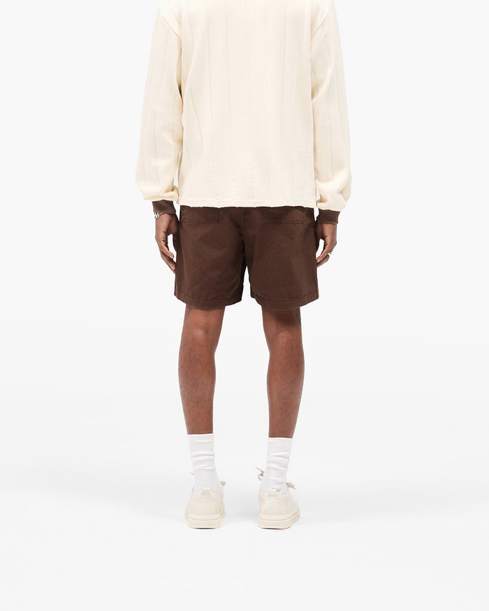 Front Pocket Cargo Short - Tobacco