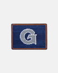 Georgetown University Needlepoint Card Case