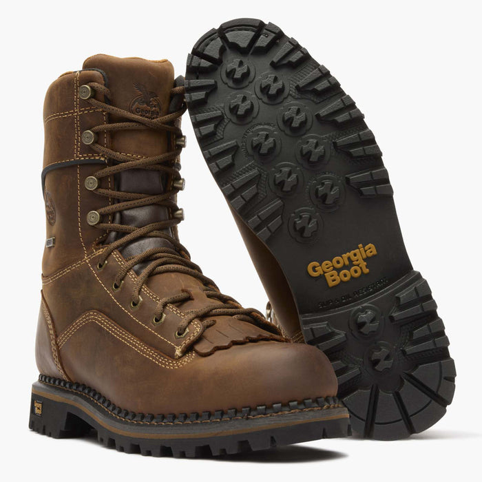 Georgia Boot AMP LT Low Heel Logger Waterproof Work Boot - outsole